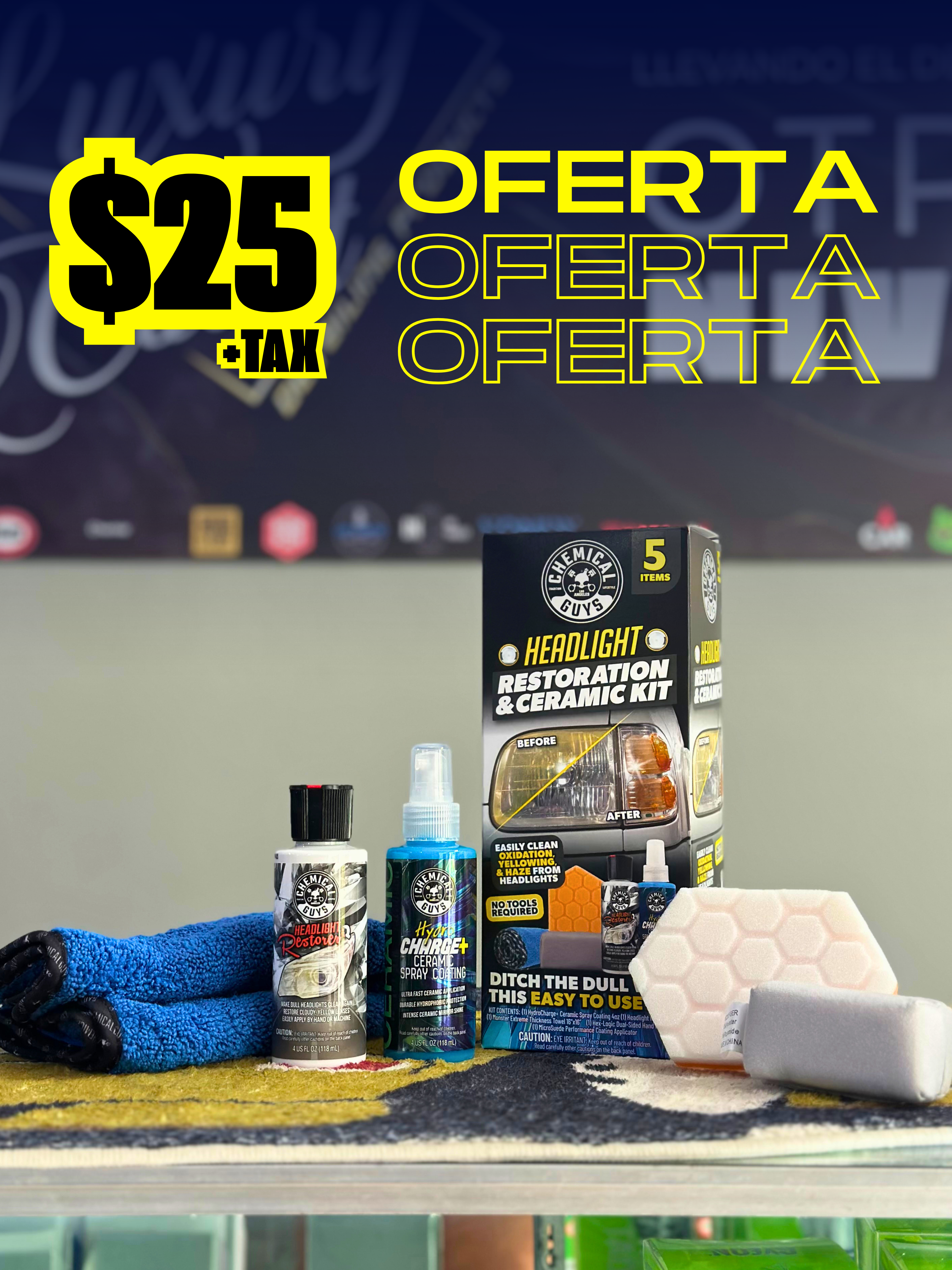 CG Headlights Restorer Kit