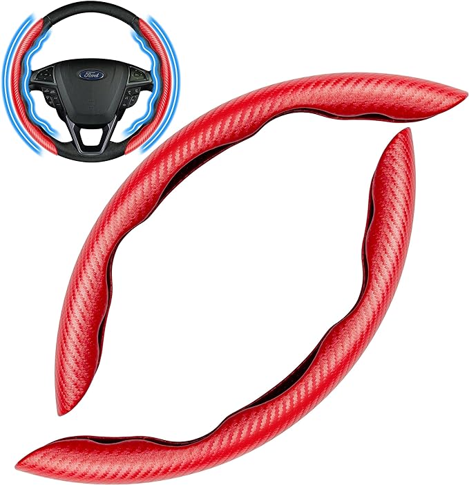 Grip Carbon Fiber Steering Wheel Cover
