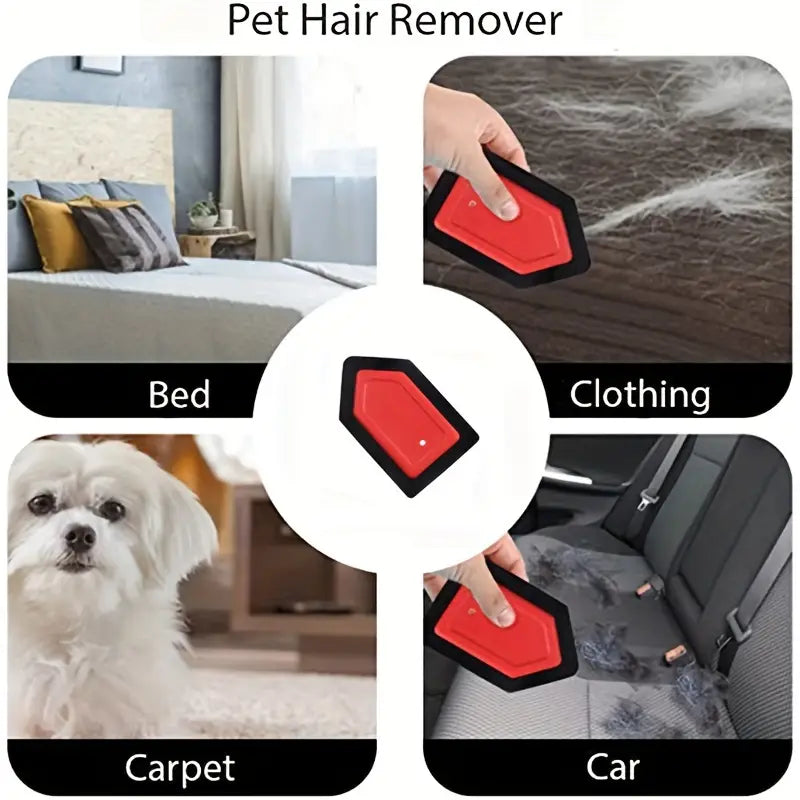 Pet Hair Remover Red Brush