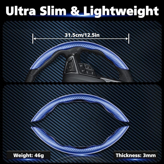 Grip Carbon Fiber Steering Wheel Cover