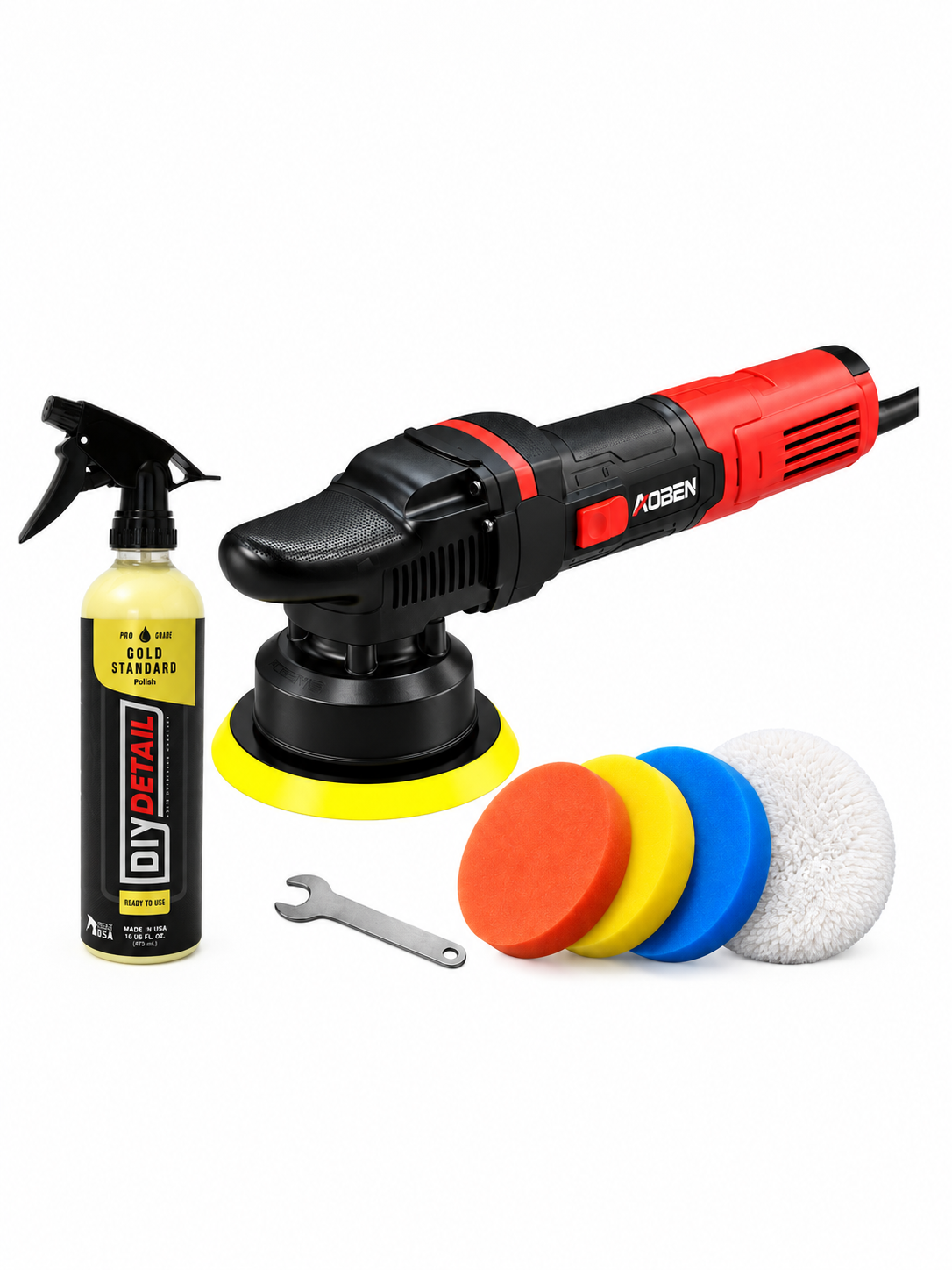 AOBEN Dual Action Polisher Combo