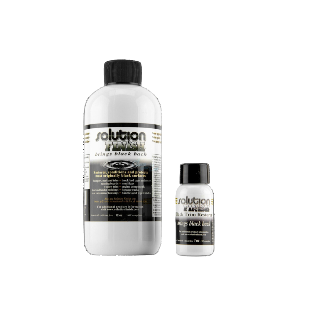 Solution Finish- Black Trim Restorer