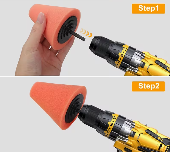 Drill Polishing Pad 4"