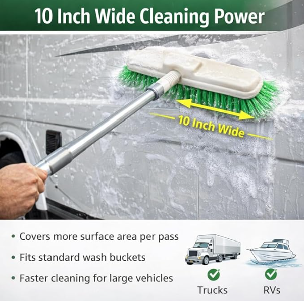 Hi-Tech 10” Bi-Level Super Soft Car Wash Brush
