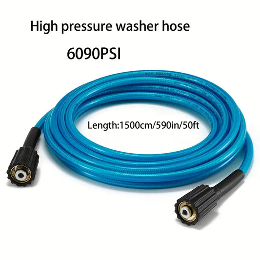 CLJMYPKIE Blue Pressure Washer Hose 50'
