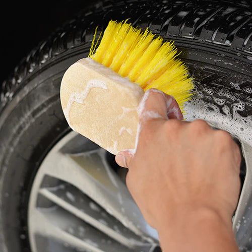 Yellow Tire Brush