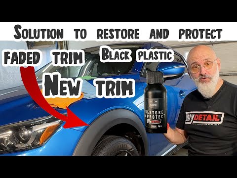 DIY Plastic Trim Restore & Protect